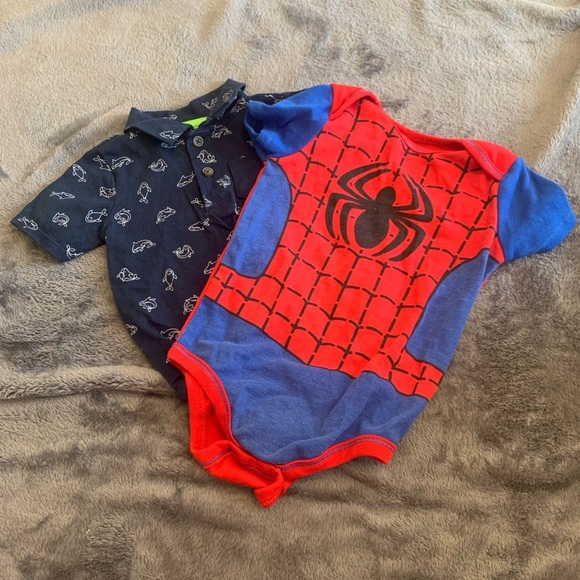 Garanimals Other - Garanimals Black and Green Baby Outfit